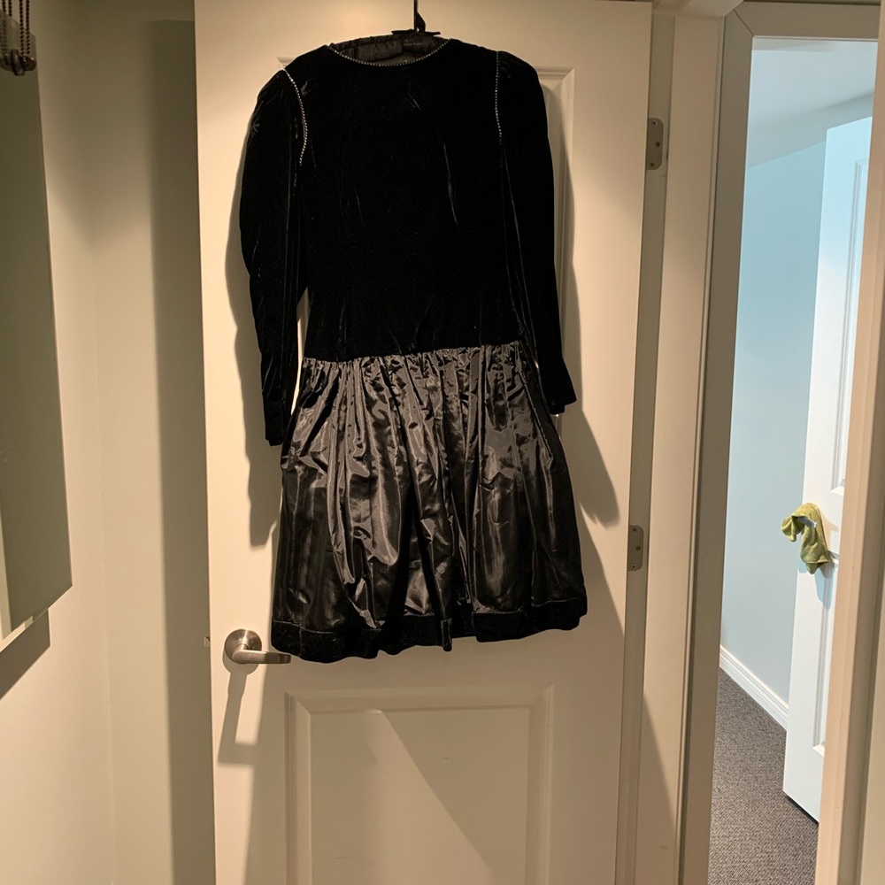 Formal short black dress